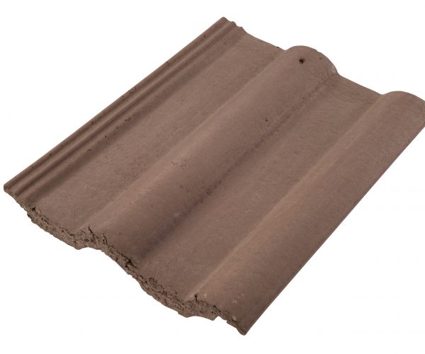 Double Roman Roof Tile Each - Brown